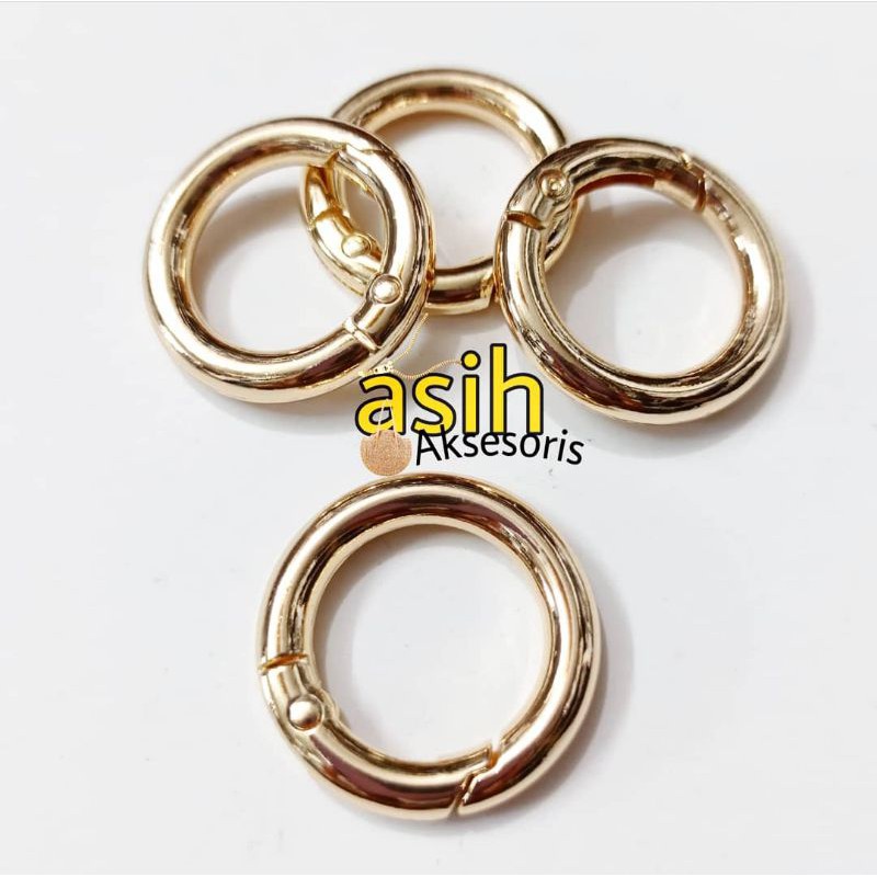 Ring buka tutup cor 2cm Rose Gold @1pcs