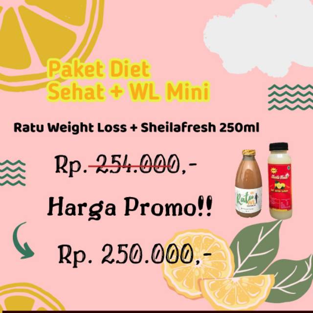 ➡️PROMO. Sarilemon Sheilafresh 250ml & Ratu WL
