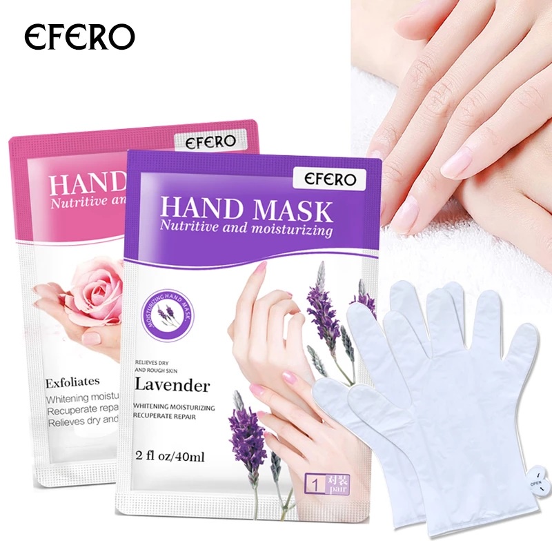 BEAUTY JAYA - Efero Hand Mask Lavender 1 Pasang - Masker Tangan - Nutritive and moisturizing