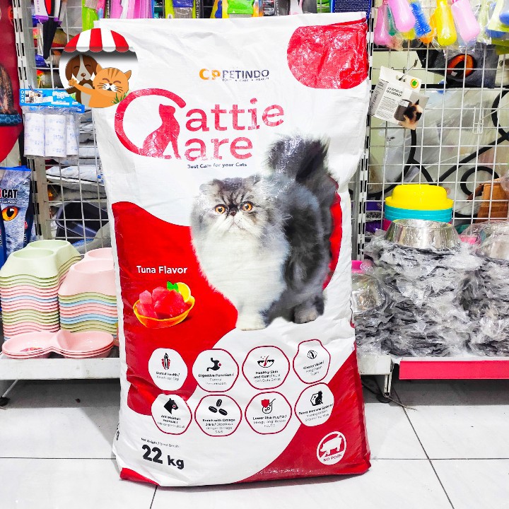 Cattie Care Tuna Adult 22Kg - Makanan Kucing - KHUSUS EKSPEDISI