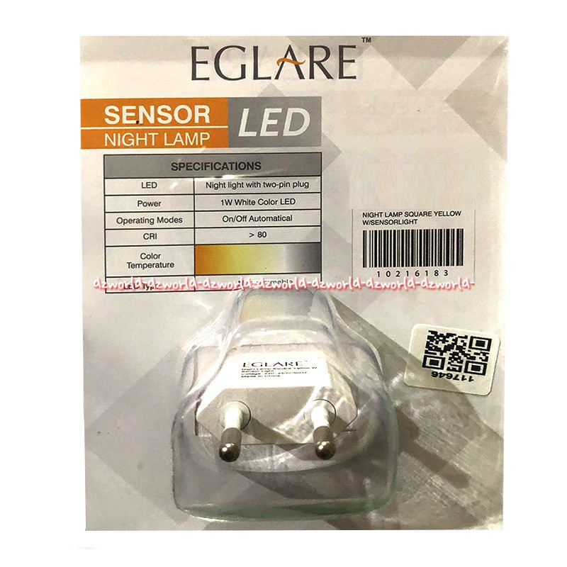 Eglare Sensor Night Light LED Lampu Tidur Dengan Sensor Cahaya Gelap