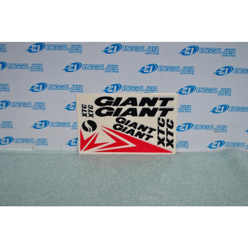 Decal Sticker Stiker Sepeda Giant - Stiker Sepeda MTB Hybrid Roadbike Balap Jadul BMX Mini Jengki Mi