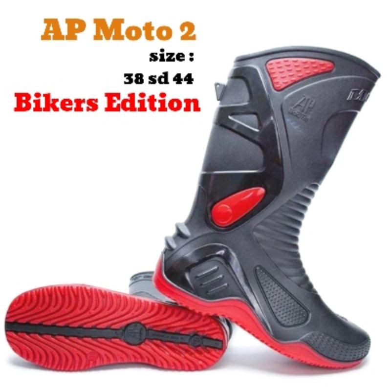 Sepatu Boots Bikers Karet Multiguna [ORIGINAL AP Boots Moto 2]