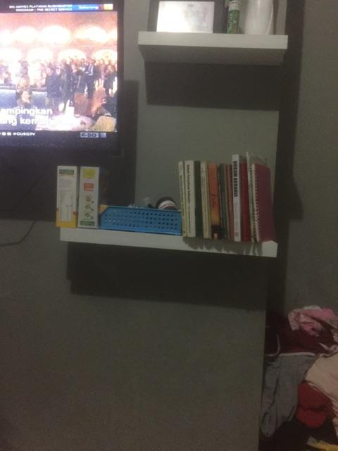 Set Rak Ambalan Dinding Minimalis 2 Pcs Uk. 40,60 Cm