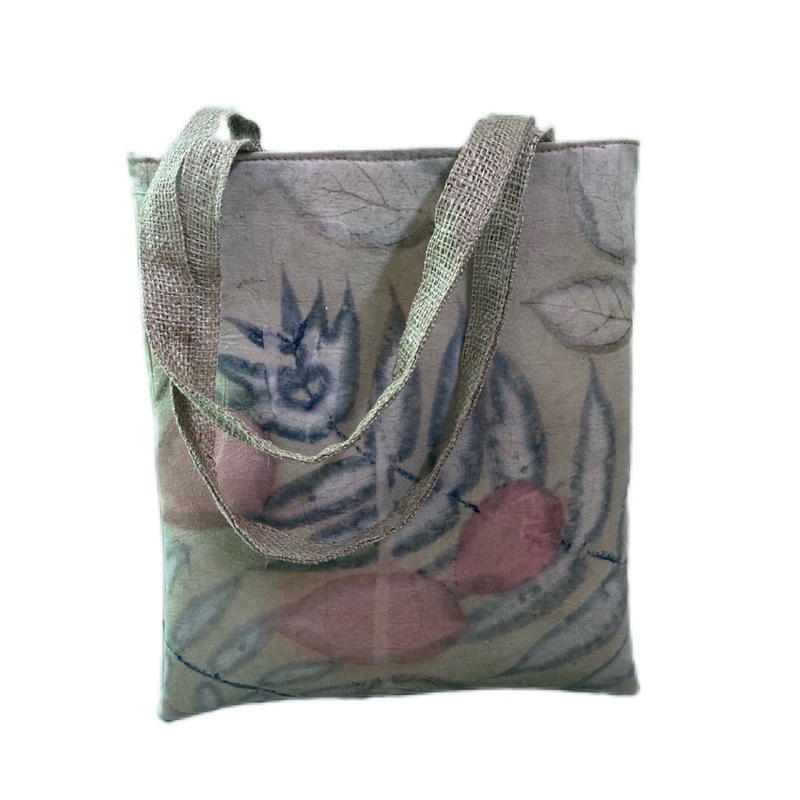 TAS ECOPRINT WANITA BAHAN GONI KANVAS