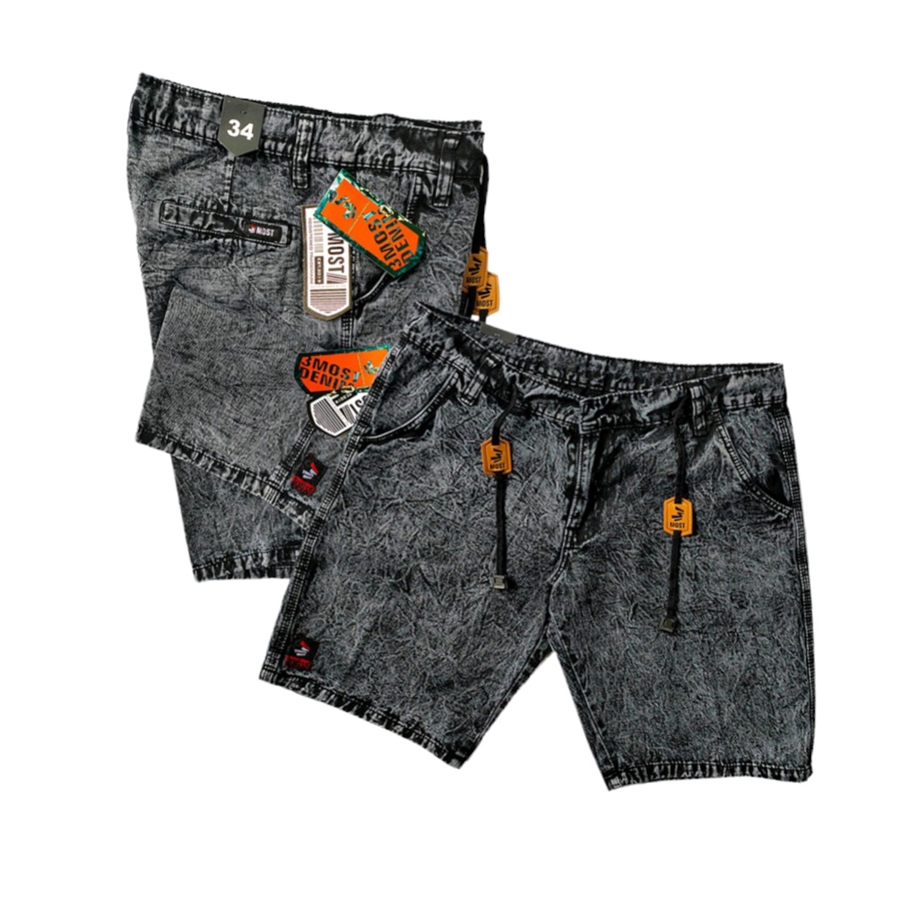 Celana Pendek Pria Jeans Snow Wash premium distro celana Pendek pria semi sandwash distro casual mur