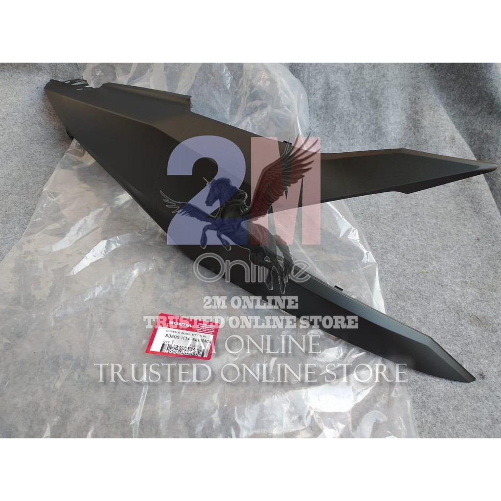 2m COVER BODY BEAT ESP ECO STREET KANAN HITAM DOFF ORI AHM 83500-K1A-N00MGB