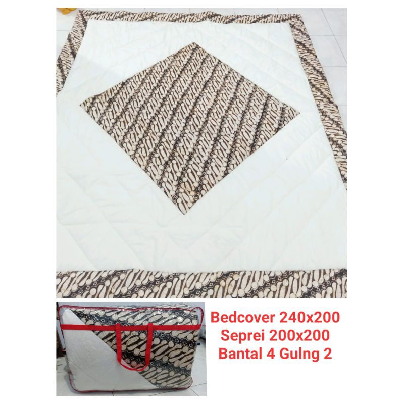 bed cover batik cap Asli pekalongan by Abdul Collections