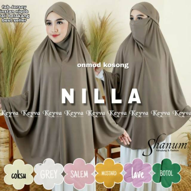 READY JILBAB NILLA REAL PICT SHANUM SOLO GROSIR BEST RESELLER