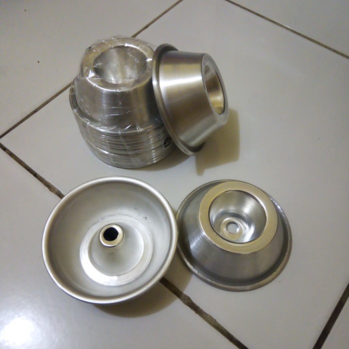 Loyang Pulde Mini / Cetakan Bolu Kecil | Bahan Aluminium - Ukuran 8/9/10/12/14/16/18/20/22/24/26/28/30cm