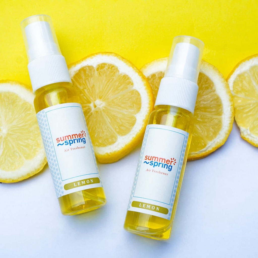 SummerSpring Spray Pengharum Mobil AC Aroma Lemon Pewangi Ruangan Kamar Tidur Parfum Kamar Mandi