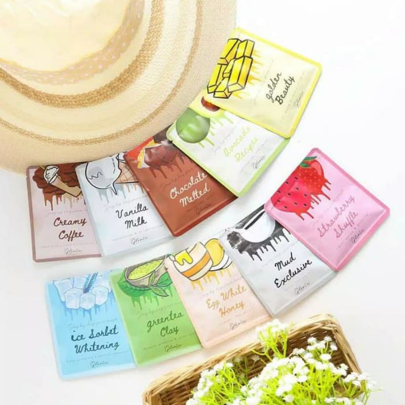 KEMASAN BARU || MASKER BUBUK BY LEA GLORIA 20gr