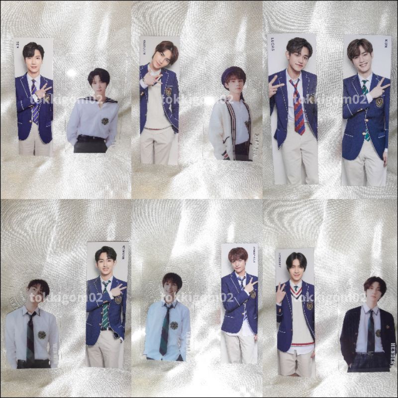 B2S 2019+2020 Clear Bookmark WayV Winwin Xiaojun Lucas Kun Hendery Yangyang Ten