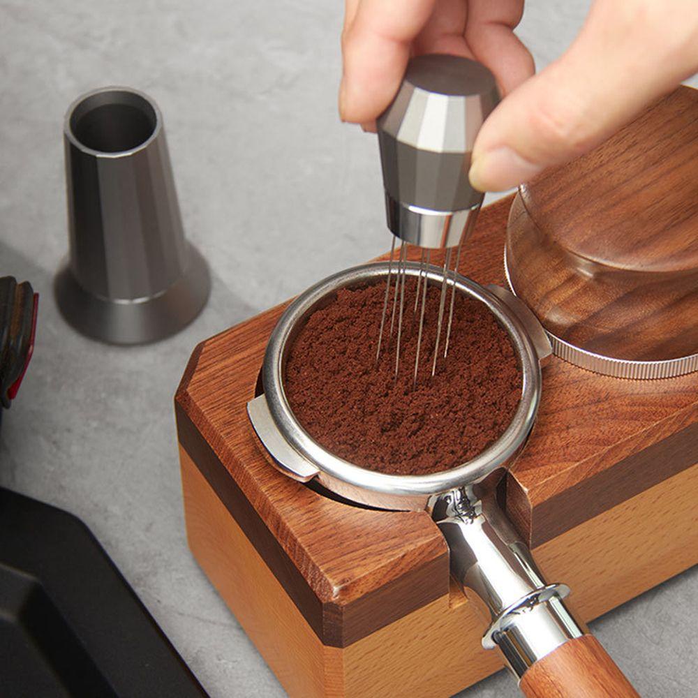 Lily Espresso Coffee Stirrer Professional Tamper Hand Distribution Alat Distributor Kopi