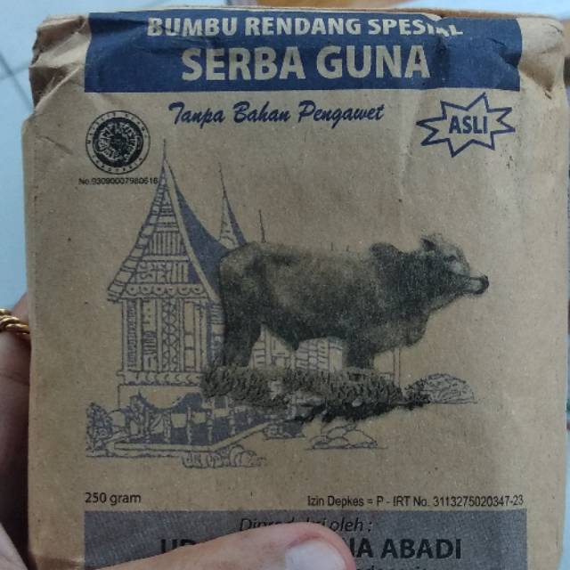 

Bumbu rendang spesial 250gram / bumbu serba guna