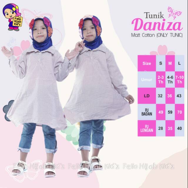 Sale tunic Daniza Zea malika (3pcs)