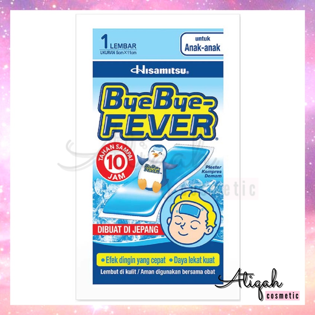 ByeBye Fever - Plester Kompres Byebye Fever Anak - Byebye Fever Bayi PER STRIP