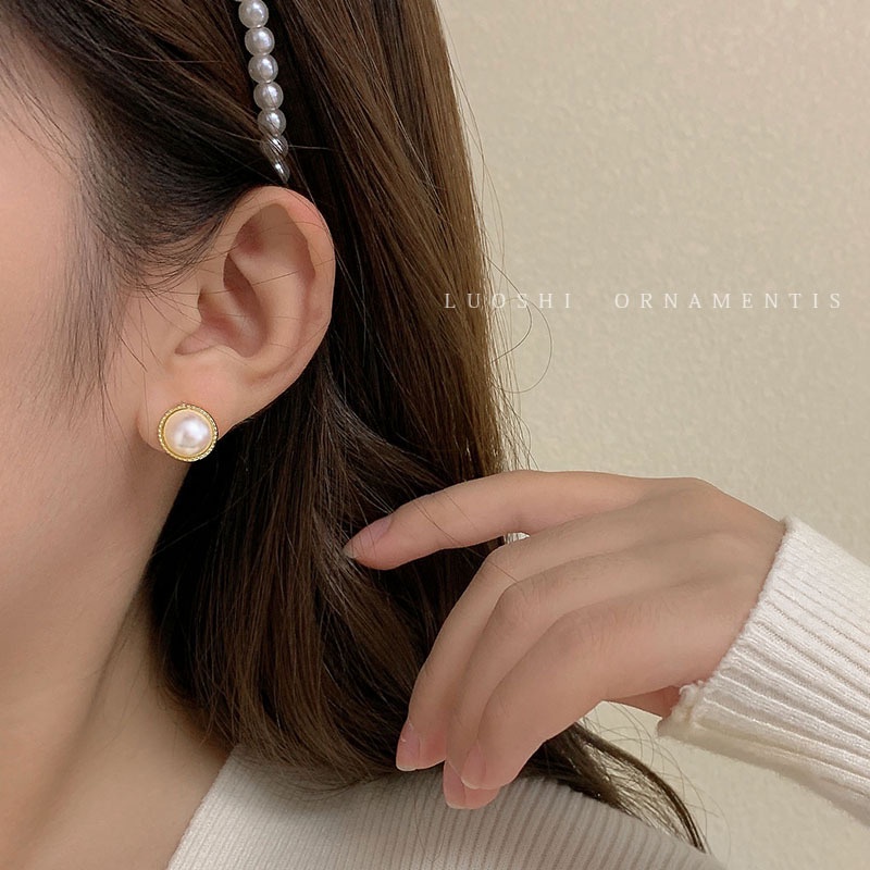 Anting Mutiara Gaya Korea Untuk Aksesoris