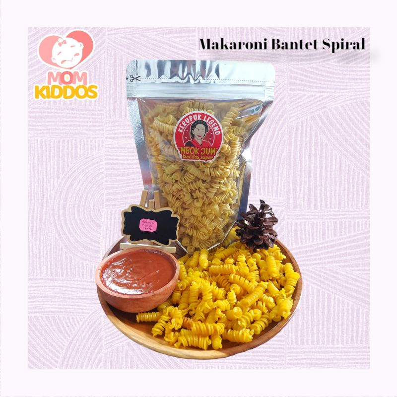 

KERUPUK MAKARONI BANTET SPIRAL KERING KUALITAS PREMIUM