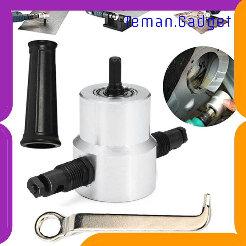 TG-DE250 VOKPRO Mata Bor Double Head Metal Sheet Cutter 360 Degree - 160A