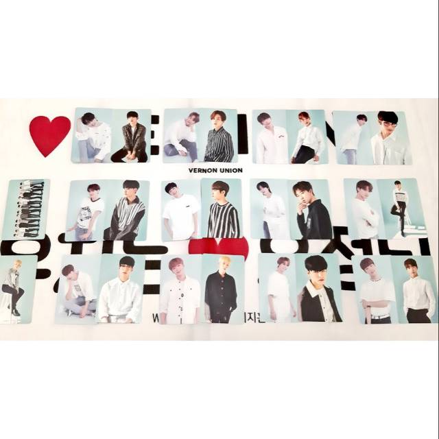 SEVENTEEN CARAT GEN 2ND 3RD Photocard Pc Set