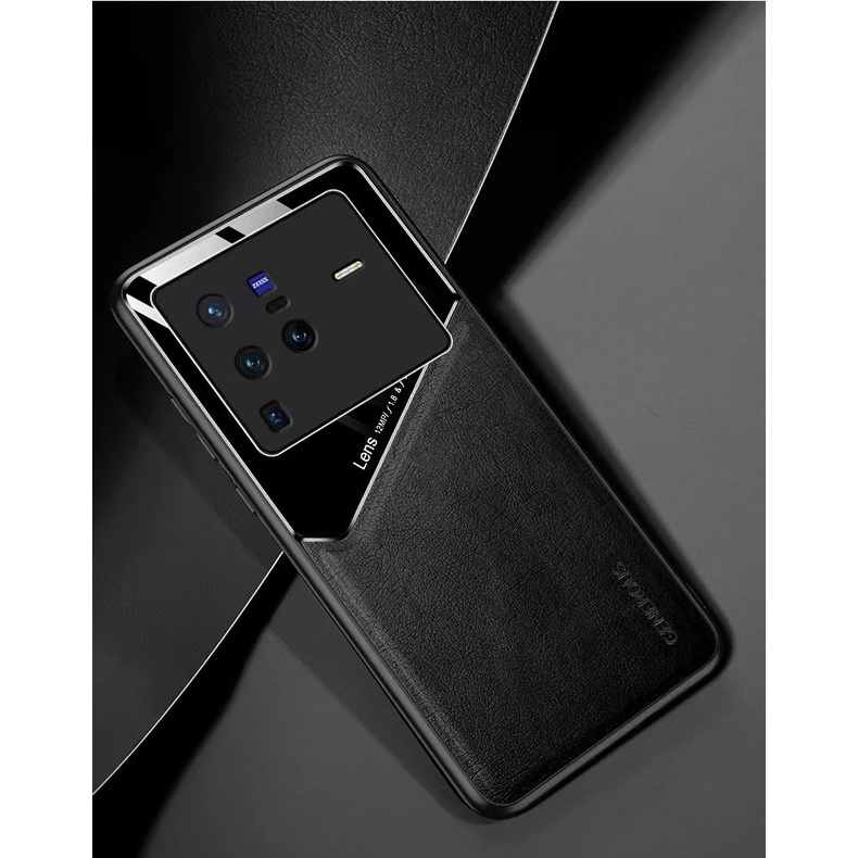 VIVO X80 / X80 PRO / X70 PRO SOFT CASE PREMIUM PLEXIGLASS LEATHER