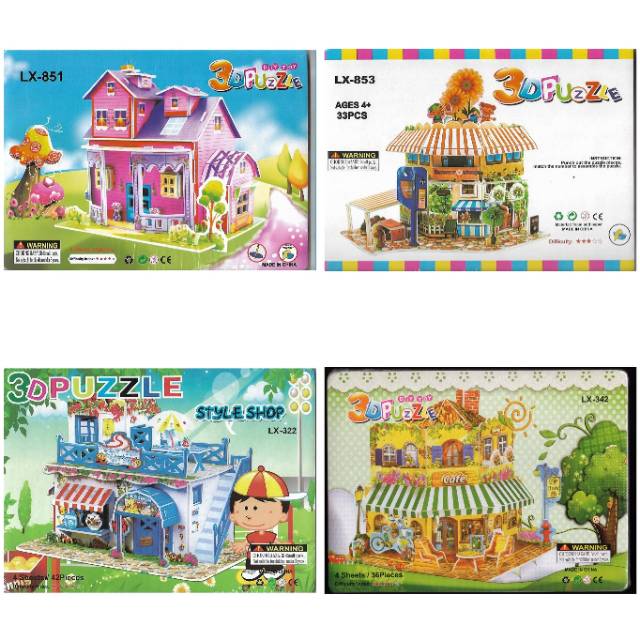 Puzzle DIY mainan edukasi ukr besar