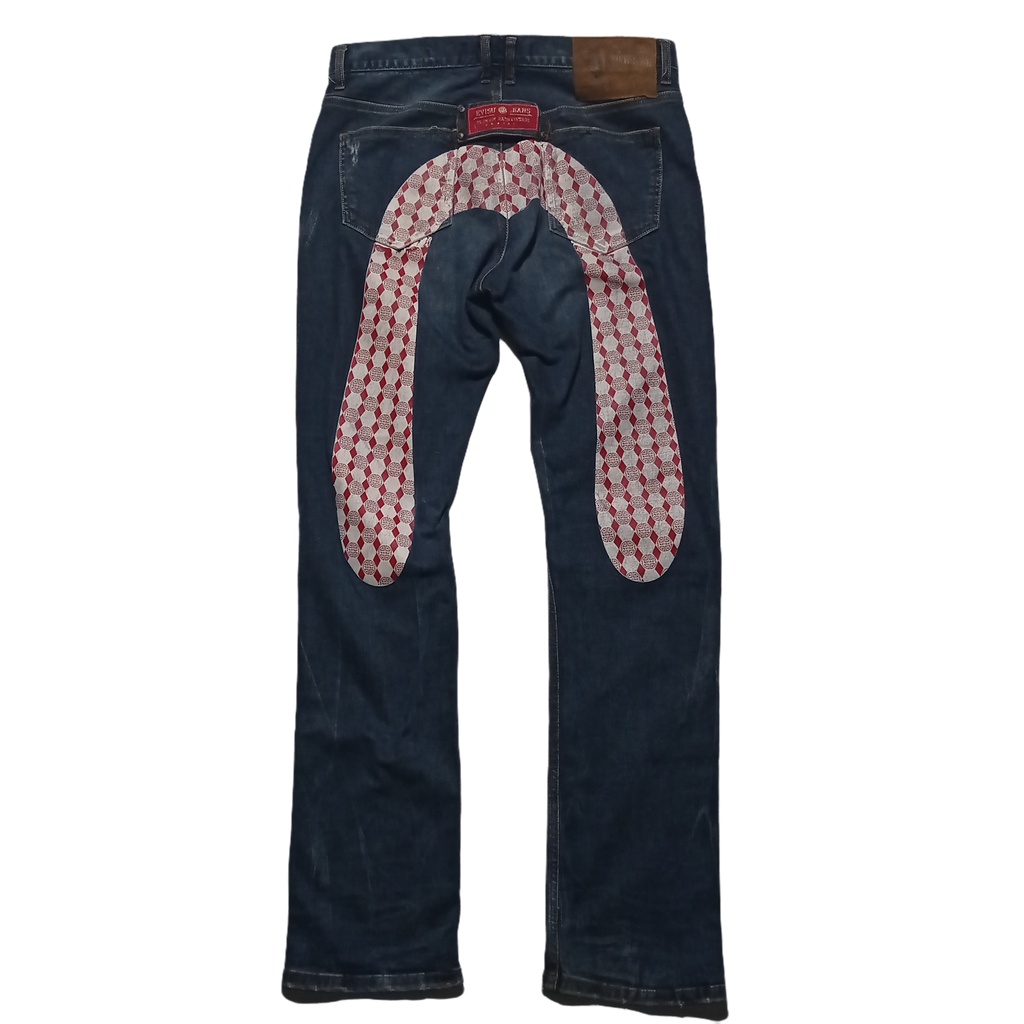 Pakaian Pria Celana Jeans Evisu Daicock Bekas Preloved Second Original
