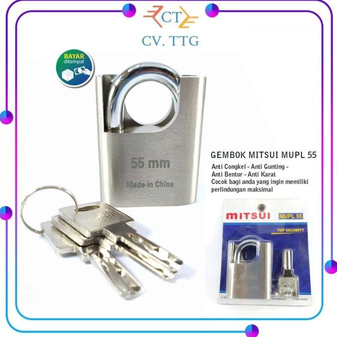 GEMBOK MITSUI MUPL 55 - GEMBOK ANTI MALING