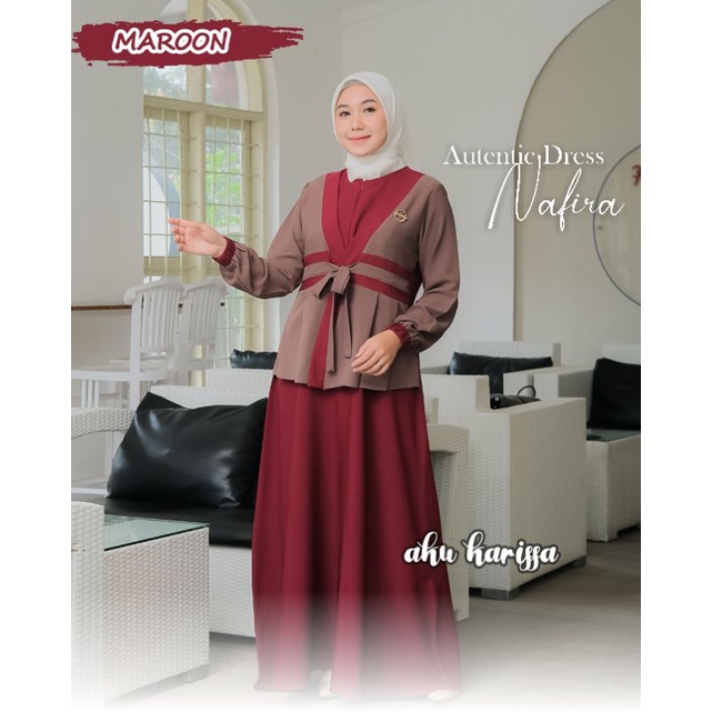 GAMIS NAFIRA ORIGINAL AKU KARISSA DRESS WANITA TERBARU BEST SELLER KEKINIAN