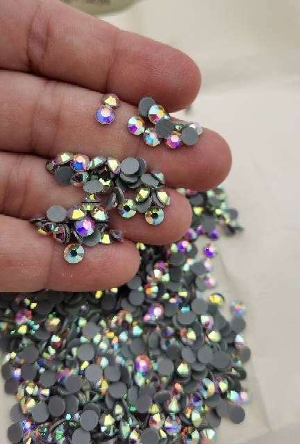 STONE KRISTAL GOSOK HOTFIX RHINESTONE SS 20 WARNA PELANGI AB KUALITAS AA PER GROSS