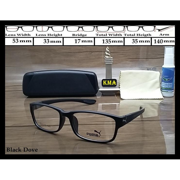 Indh frame kacamata minus puma sport kacamata minus frame puma sport BOOM SALE Kode 183