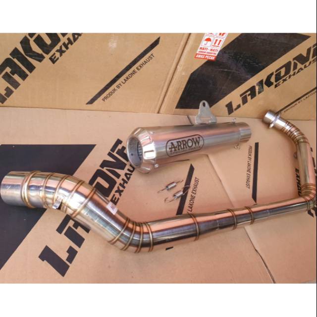 KNALPOT ARROW SHORT FS R15 V2 V3 MT15 XABRE VIXION BYSON XSR MX KING