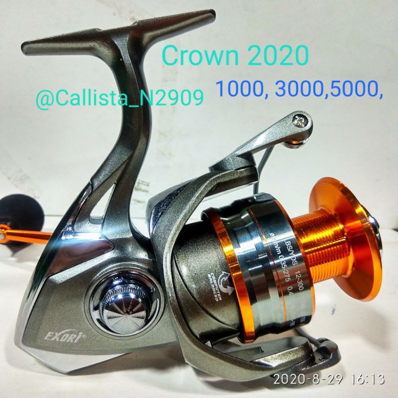 REEL EXORI CROWN 1000. 3000. 5000 NEW 2020