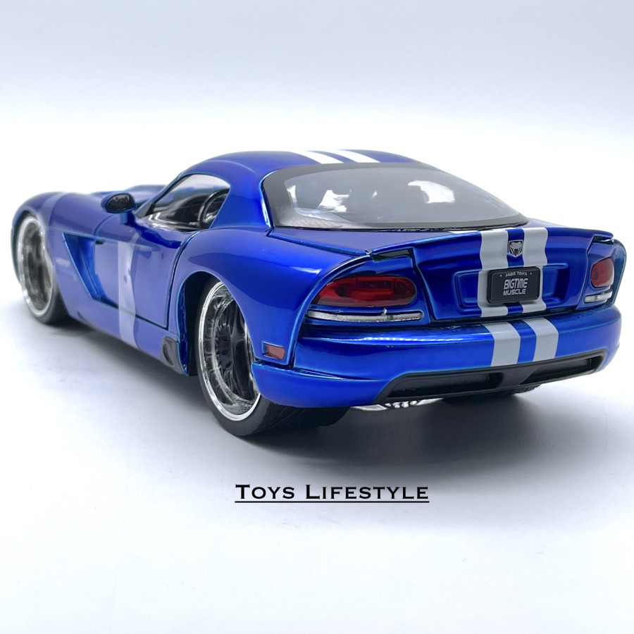 Mobil Jada Diecast 2008 Dodge Viper SRT 10 Skala 1:24