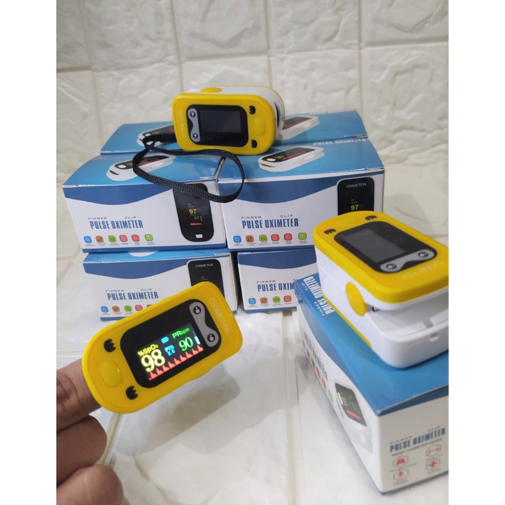 Pulse Fingertip Oximeter Anak kartun cartoon Alat Pengukur Oksigen - OXI833