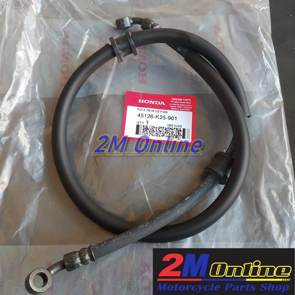 45126K25901 Selang Rem Cakram Beat FI Depan AHM