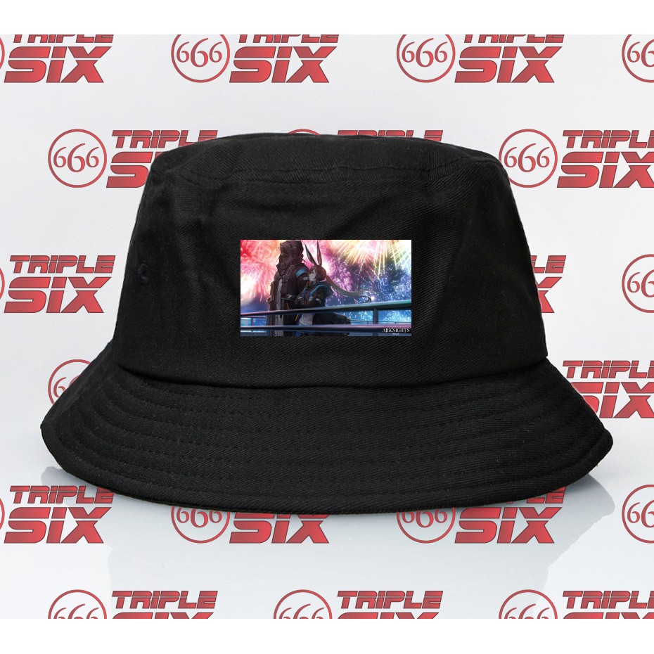 Topi Bucket Arknights Doctor Dokutah Amiya Fireworks