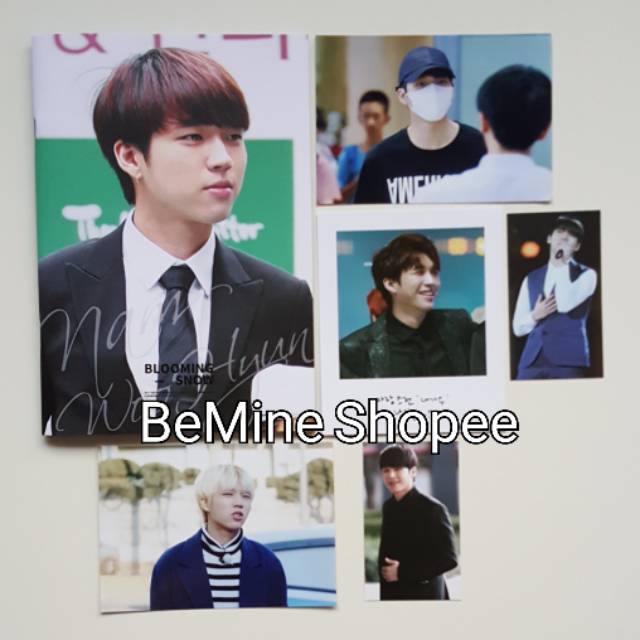 INFINITE WOOHYUN PHOTOBOOK PHOTOCARD POSTCARD BY FANSITE BLISS IN YOU