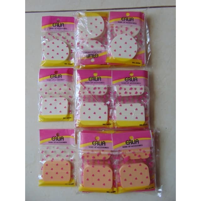 Spon Bedak Erlia Sponge Make Up Spons Kecantikan