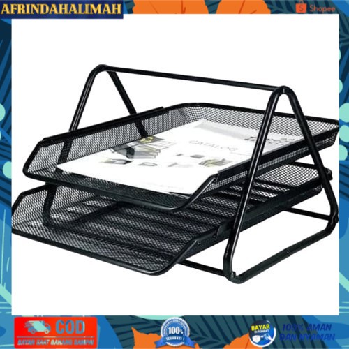 

[TERBARU] BUKU & ALAT TULIS PERLENGKAPAN SEKOLAH & KANTOR RAK SURAT 2 SUSUN BESI