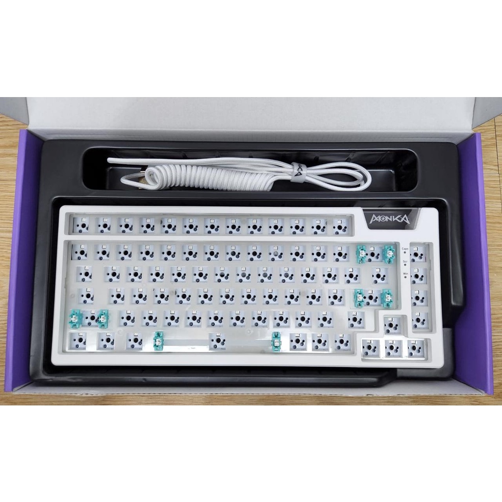 MONKA AE75 GASKET Mechanical Keyboard ( Barebone Kit ) RGB - HOTSWAP