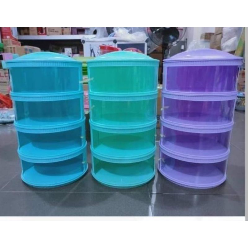 TUDUNG SAJI 4 SUSUN WARNA RANDOM