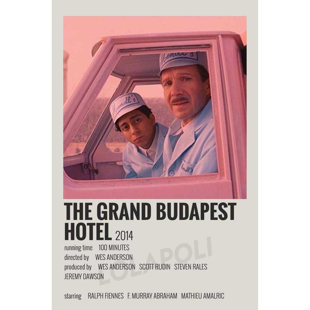 Poster Film The Grand Budapest Hotel