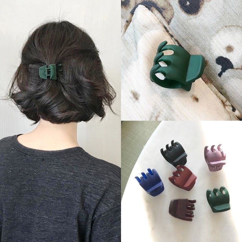 Jedai Doff Korea Premium Ikan 3.5cm Cakar 3 / Jepit Rambut Korea Matte