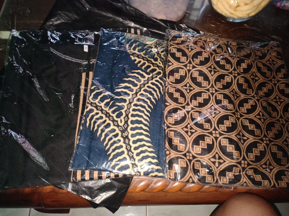 Tey-17 Batik Wanita Asj Sa Hrb026 Kenongo Kemeja Tosca Pendek