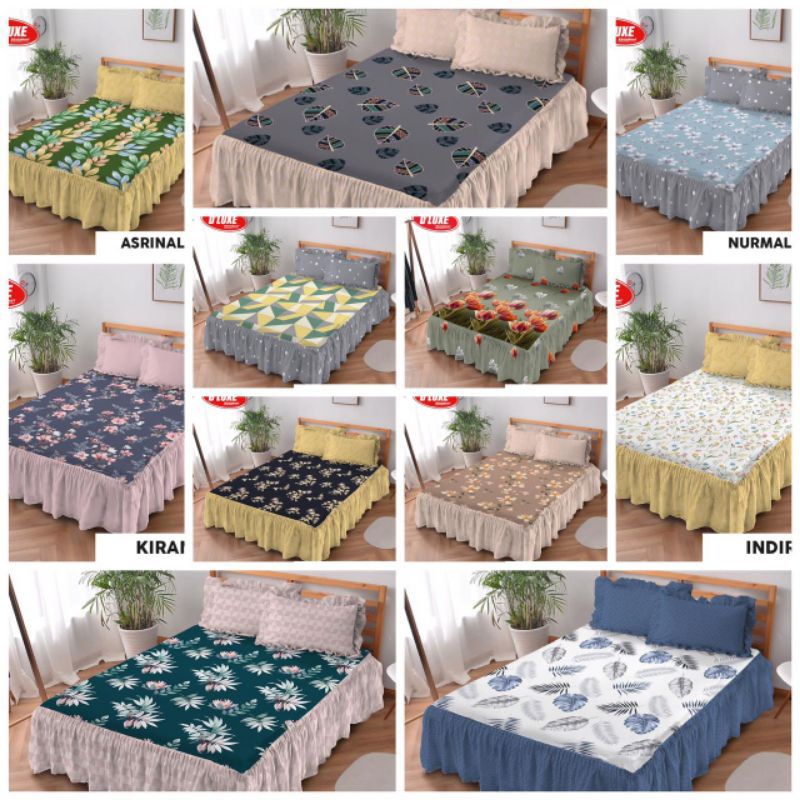 Sprei King Rumbai Motif Kintakun 180x200cm - RUMBAI KING SIZE