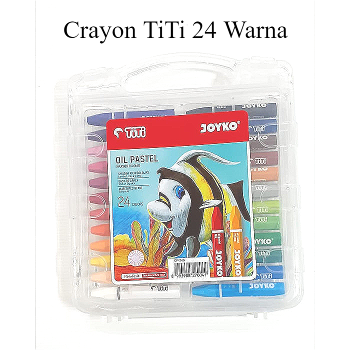 

CRAYON OIL PASTEL TITI 24 WARNA | STATIONERY | ATK | KRAYON