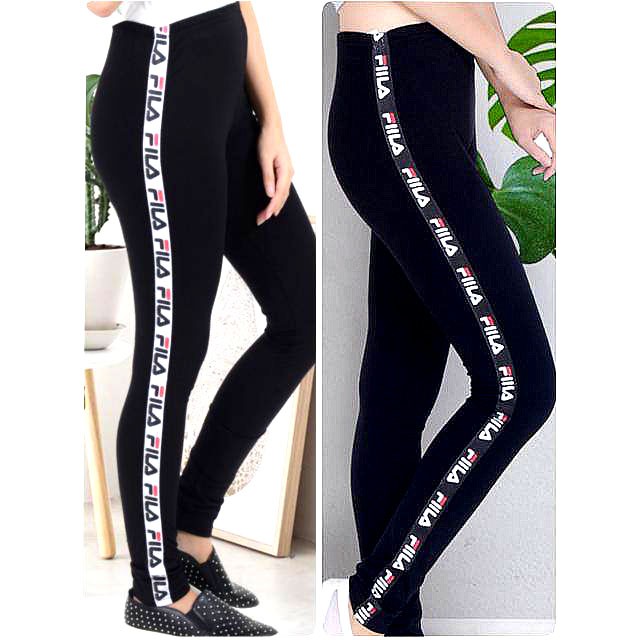  Legging  Sport List Fila  Full Panjang Shopee Indonesia