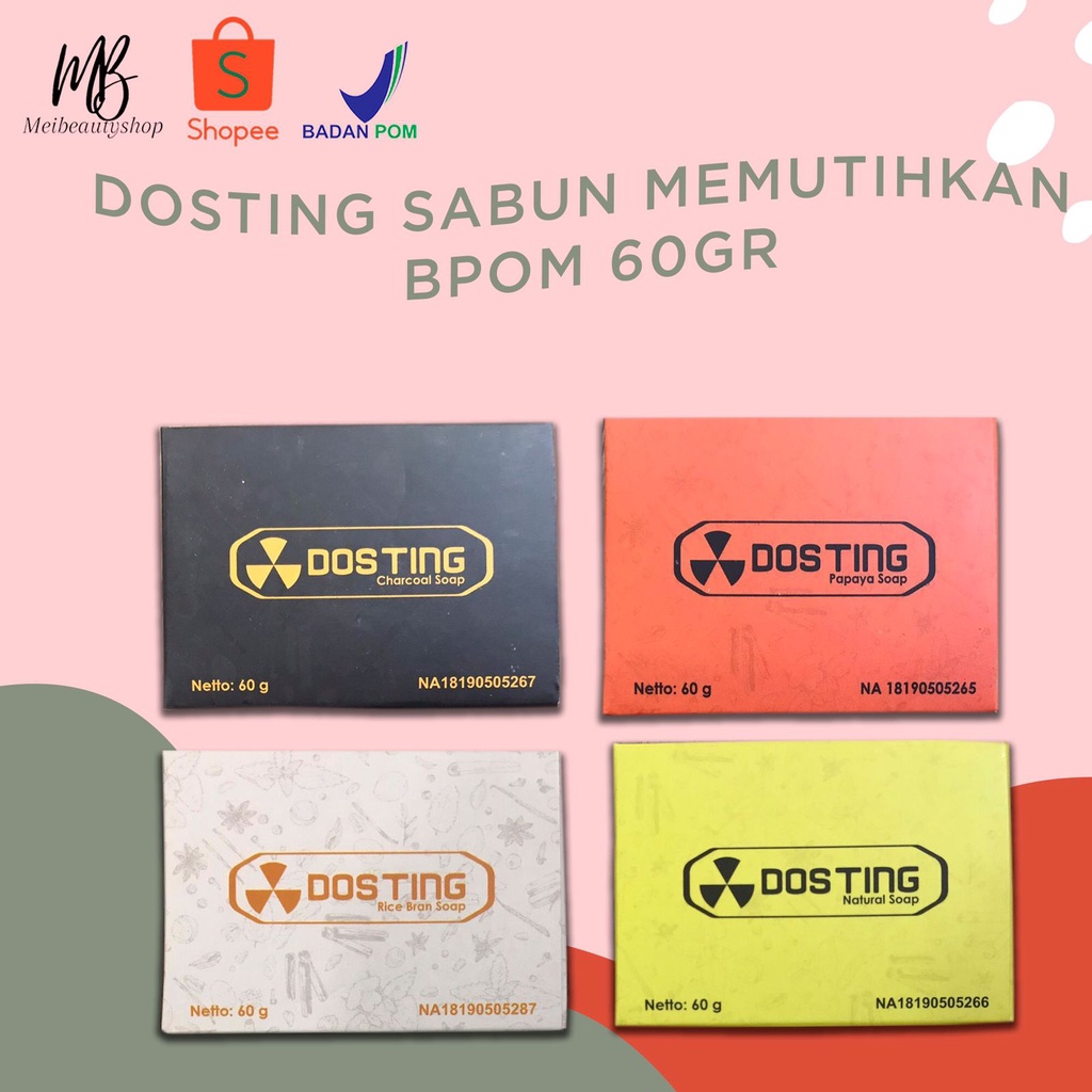 DOSTING Sabun Memutihkan BPOM 60gr